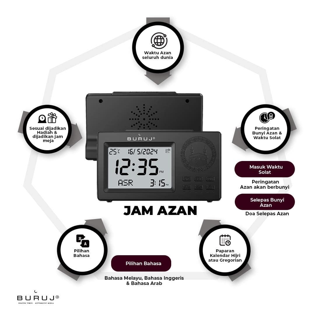 Jam Azan Mini - Image 2